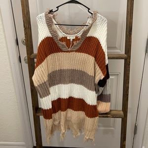 Color block sweater M/L